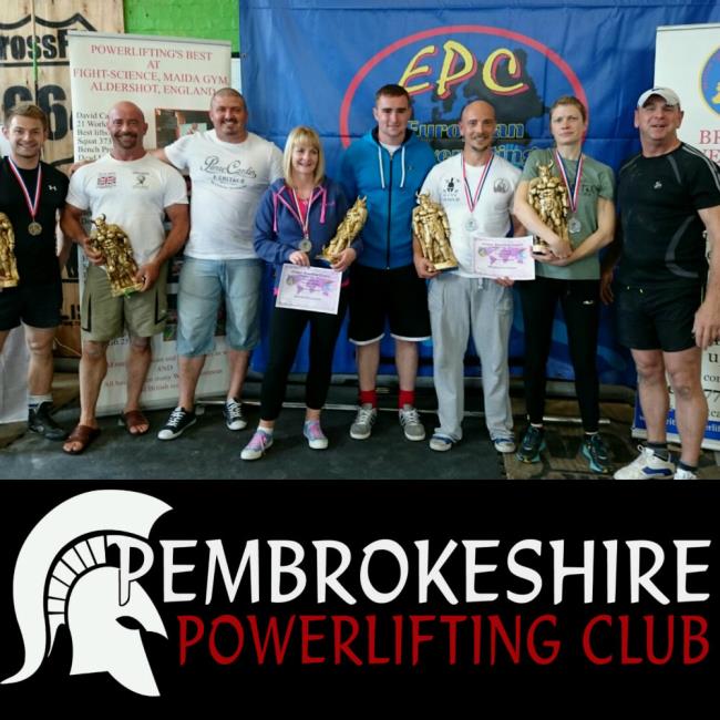 Young and old alike at Pembrokeshire Powerlifting Club!